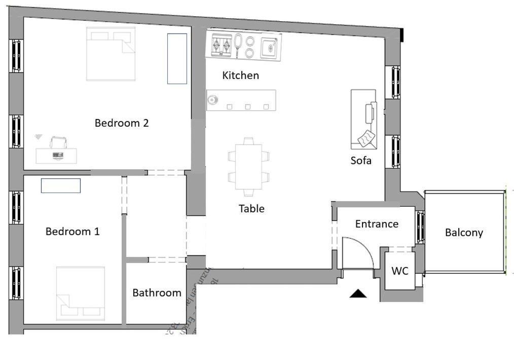 Helle 4 Zimmer Familien-Wohnung Mit Balkon! Schloss Schonbrunn In Gehdistanz Wenen Buitenkant foto